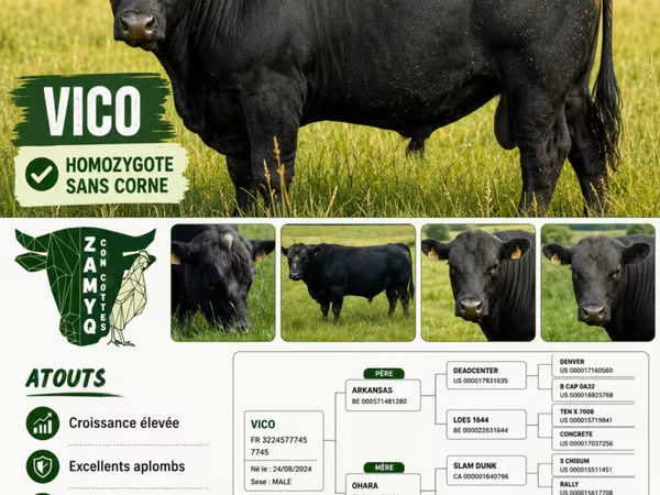 Taureau, Aberdeen-Angus — France